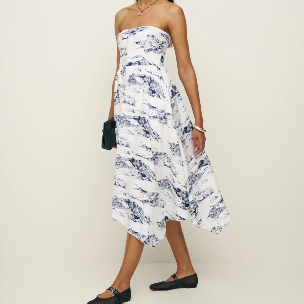 Reformation Linen Dress NWT - Picture 3 of 8